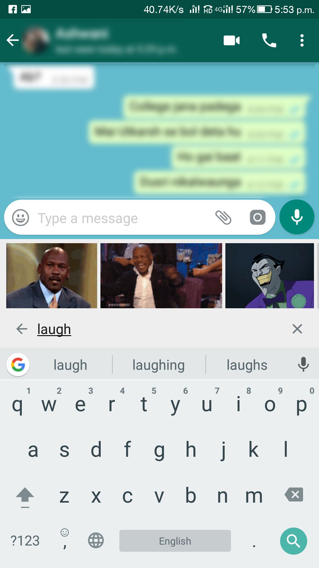 WhatsApp GIF Search