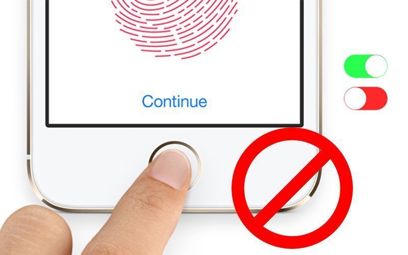 touch id disable